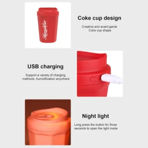 Red Coke Cup Humidifier